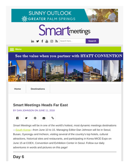 Smart Meetings Heads Far East