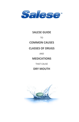 Download a Full List of Classes of Medications That Cause Dry Mouth