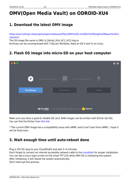 OMV(Open Media Vault) on ODROID-XU4 OMV(Open Media Vault) on ODROID-XU4