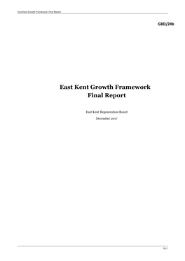 East Kent Growth Framework Final Report