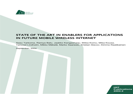 State of the Art in Enablers for Applications in Future Mobile Wireless Internet