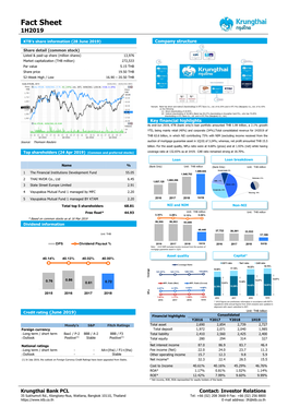 Fact Sheet 1H2019