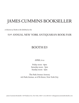 James Cummins Bookseller