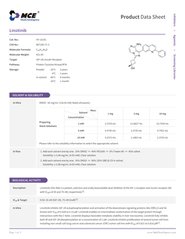 Product Data Sheet