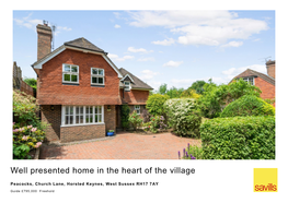 Well Presented Home in the Heart of the Village