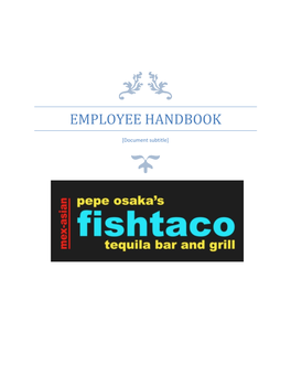 Employee Handbook