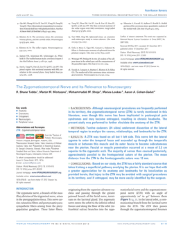 The Zygomaticotemporal Nerve and Its Relevance to Neurosurgery R