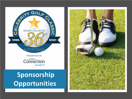 Sponsorship Opportunities the Sports Museum