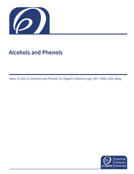 Alcohols and Phenols (Pp. 591-600)