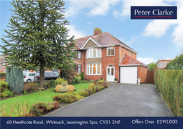 40 Heathcote Road, Whitnash, Leamington Spa, CV31 2NF Offers Over £290,000