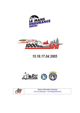 Races Information Services - Ris-Timing@Skynet.Be