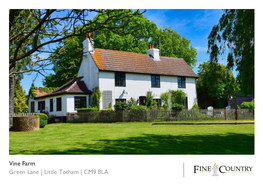 Vine Farm Green Lane | Little Totham | CM9 8LA