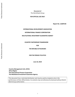 World Bank Document