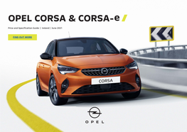 OPEL CORSA & CORSA-E