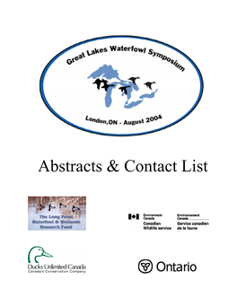 Abstracts & Contact List