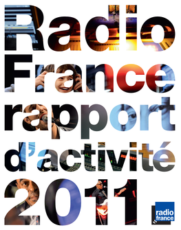 Rapport D'activités 2011 De Radio France