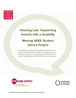 Housing Law: the Rights of Tenants with a Disability