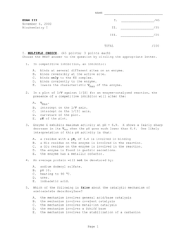 Chapter 6: an Introduction to Proteins