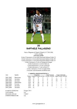 20 Raffaele Palladino