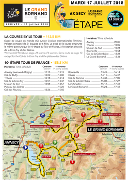 10E ÉTAPE DU TOUR DE FRANCE & LA COURSE by LE TOUR