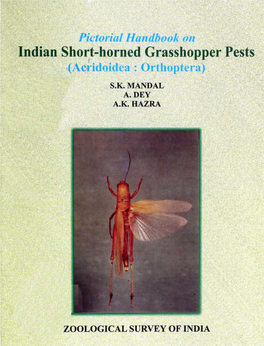 Indian Short-Horned Grasshopper Pests (Acridoidea: Orthoptera))