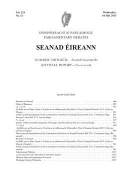 Seanad Éireann