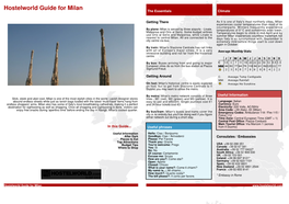 Hostelworld Guide for Milan the Essentials Climate