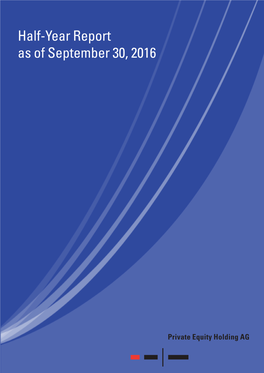 Half-Year Report As of September 30, 2016