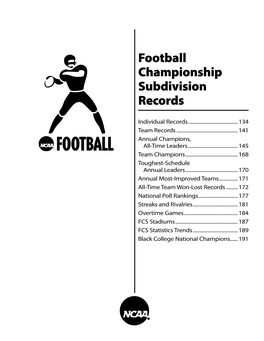 2009 NCAA Division I Football Records (FCS)