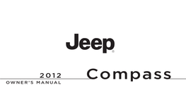 2012 Jeep Compass Owner's Manual