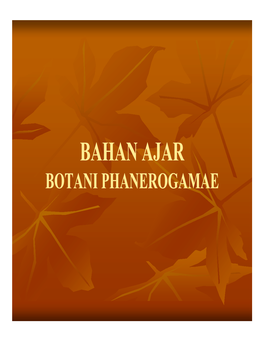 Bahan Ajar Botani Phanerogamae Magnoliphyta