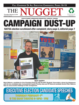 NAITSA Election Scrutinized After Complaint; Story Page 2, Editorial Page 7