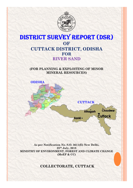 Cuttack District, Odisha for River Sand