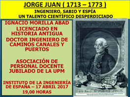Jorge Juan ( 1713 – 1773 )