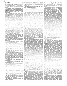 Congressional Record—Senate S13810