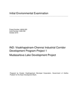 Visakhapatnam-Chennai Industrial Corridor Development Program-Project 1
