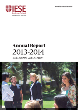 Annual Report 2013-2014 IESE ALUMNI ASSOCIATION