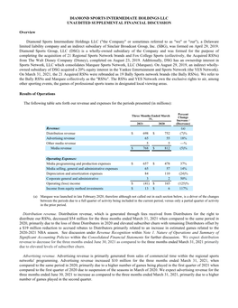 Supplemental Financial Disclosures