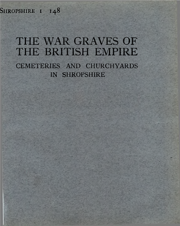 The War Graves of the British Empire
