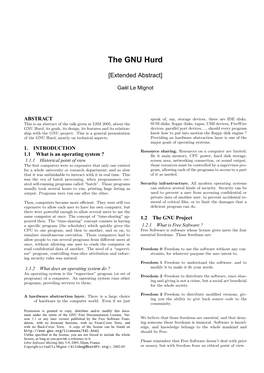 The GNU Hurd