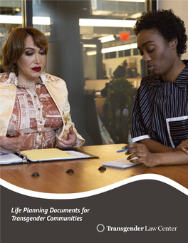 Life Planning Documents for Transgender Communities