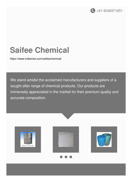 Saifee Chemical