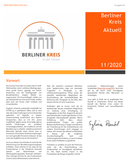 Berliner Kreis Aktuell 11/2020
