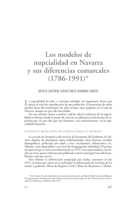 La Nupcialidad Ha Sido, Y Continúa Siéndolo, Un Importante Factor