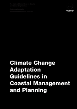 Climate Change Adaptation Guidelines In