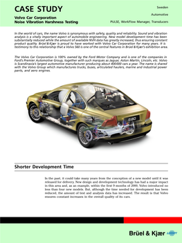 Case Study: Volvo Car Corporation Noise Vibration