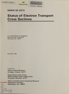 Status of Electron Transport Cross Sections