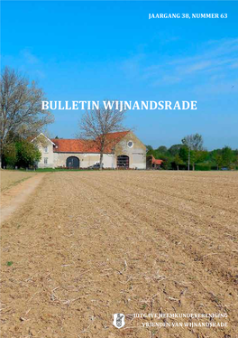 Bulletin 63 Proviand Worden Genuttigd