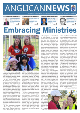 ANGLICANNEWS a Magazine for the Anglican Community of Canberra & Goulburn Vol