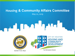 Housing Committee Presentation